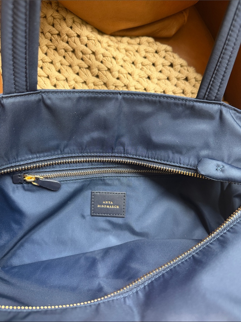 Anya Hindmarch Chubby Pocket Zip Nylon Tote Bag - Picture 7 of 7